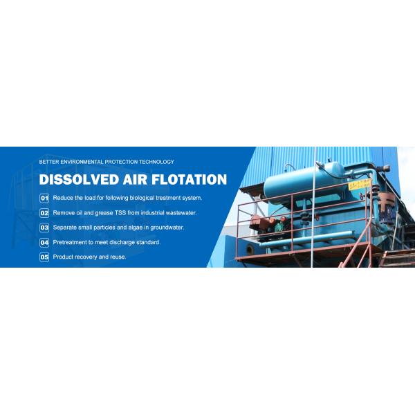 2024 Dissolved Air Flotation Unit DAF Wastewater Treatment System in Stainless Steel