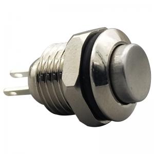 China Metal Small Latching Push Button Switch On Off 10mm Push Button Switch wholesale