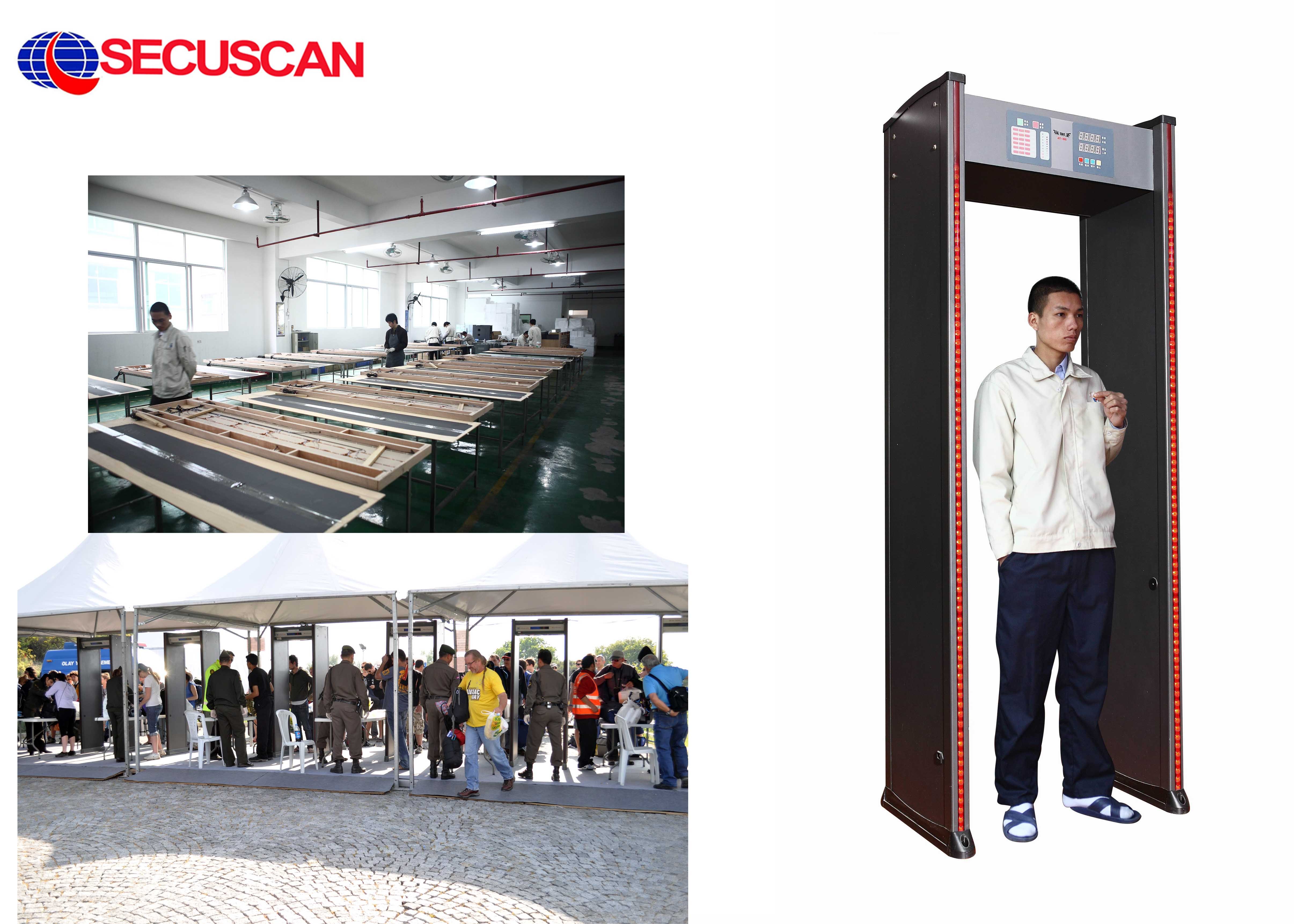 China Detecting Metal Articles Walk Through Scanner with remote control wholesale