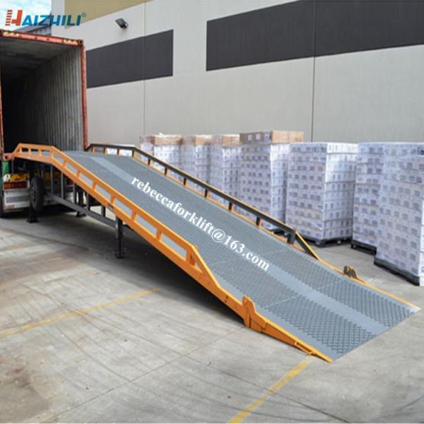 Movable Container Yard Ramp 6 Ton Capacity Blue Red Green Yellow Appearance