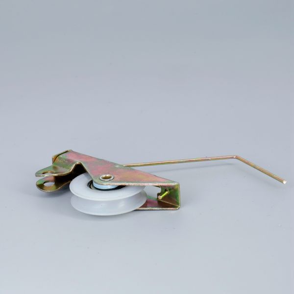 Net wheel for Bangladesh market Iron frame zinc finishing sliding window roller