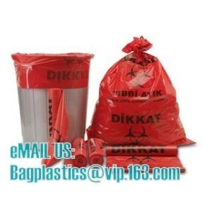 Biohazard Bin Liners, Biohazard Waste Bags, Biohazard Garbage, Waste Disposal,