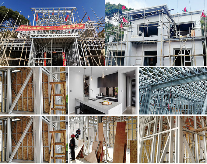 Australian Light Steel Prefab House Framing Design Antiearthquake modular home