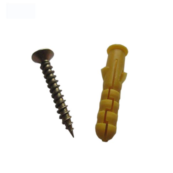 Fixing Nylon Fasteners 8*40 Plastic Drywall Anchors Wall Plugs For Insulation