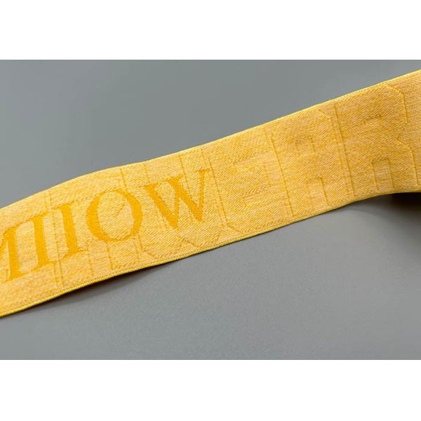Cycle Ending Customized 35mm Loose Jacquard Elastic Band For Clothing