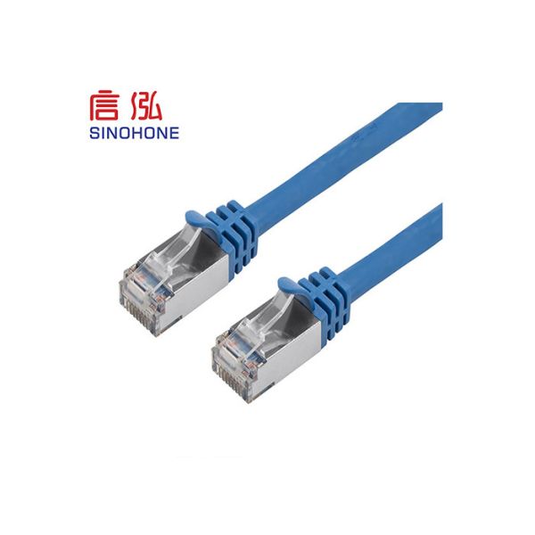 FTP 24 AWG Shielded CAT5E Cable PVC Jacket With RJ45 Connector