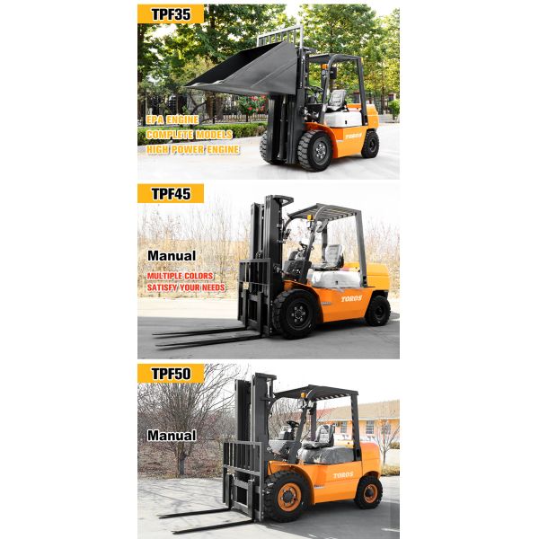 EPA 1-2 Meters Fork Length 2.5 Ton Diesel Forklift Manual Automatic Type