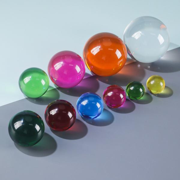 Quality Customize clear acrylic balls large acrylic sphere Resin Colorful Balls Home Decor Acrylic Ball for sale