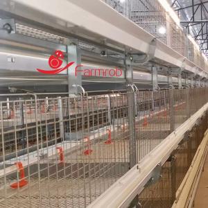 Buy cheap 3 Tiers 4 Tiers Broiler Chicken Cage System Al-Zn Alloy Mesh Broiler Rearing from wholesalers