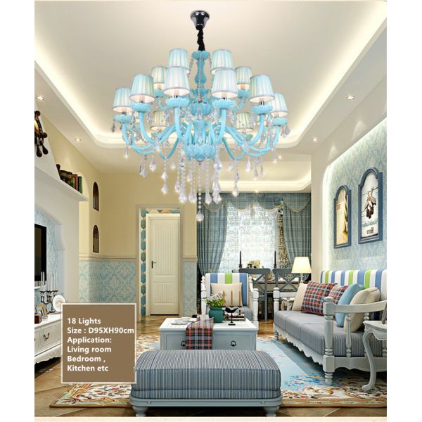 Pink crystal chandelier For Living room Kids Bedroom ( WH-C-02)