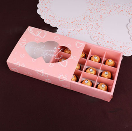 DIY Pink Small Rectangle Disposable Cake Containers