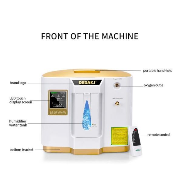 Factory Price Portable Home Use Touch Screen PSA 200W 1-7L Electric Oxygen Concentrator Generator Machine