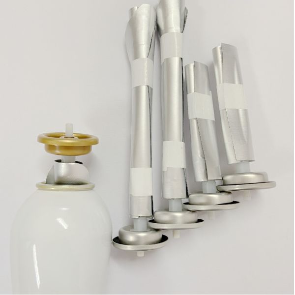 Custom One Inch Aerosol Bag On Valve With Different Actuators