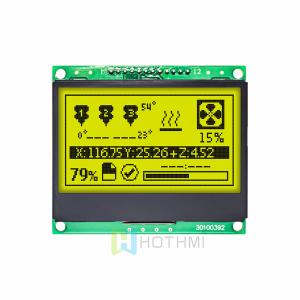 China 3.0 inch 128x64 Graphic LCD Display Module | ST7565R | SPI | Yellow-Green Backlight | STN Positive Display arduino wholesale