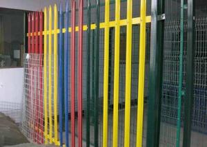 China H2.7m Welded Wire Mesh Fence D Section Palisade Fencing wholesale
