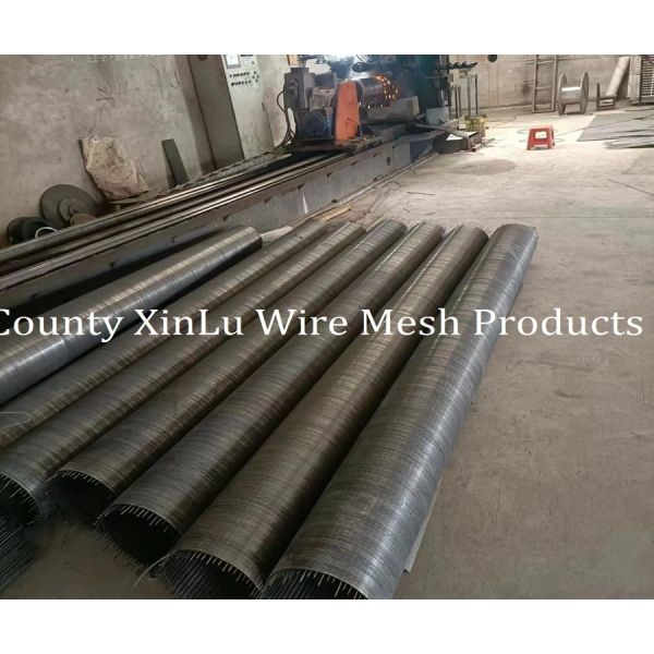 Slot Wedge Sand Control Well Screen SS304 SS316L Wrapped Screen Pipe