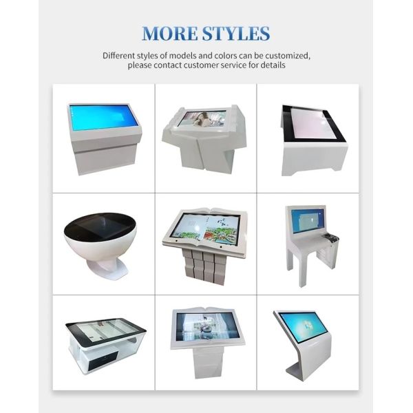 49'' Interactive Self Service Kiosk Exhibition Hall Android Windows 21.5 32 43 55''