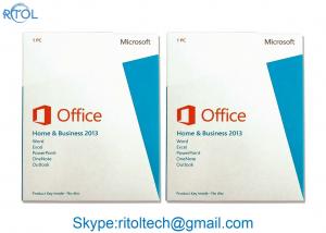 China Ms Office 2013 Professional Plus Key , Microsoft Office 2013 Home And Business Retail Box wholesale