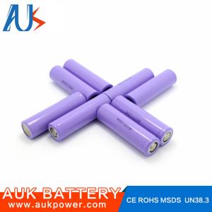 China 2600mAh 3.7V Li Ion Battery Cells 18650 Cylindrical Powerful wholesale