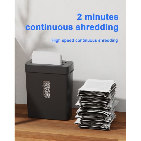 P-5 Paper Destroy Machine Home Office Use Mini Paper Shredder 5 Sheets A4 Micro Cut Shredding C222P-5 2*12mm