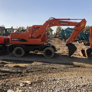 Doosan Dh150W-7 Used Hydraulic Wheel Excavator Machinery