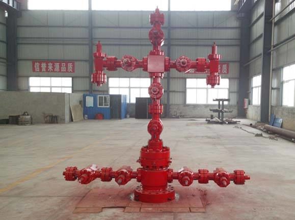 Oilfield API 6A 2-9/16" 10000psi PSL1 & PR1 X-Mas Tree , Wellhead Chrismas Tree for Oil Drilling