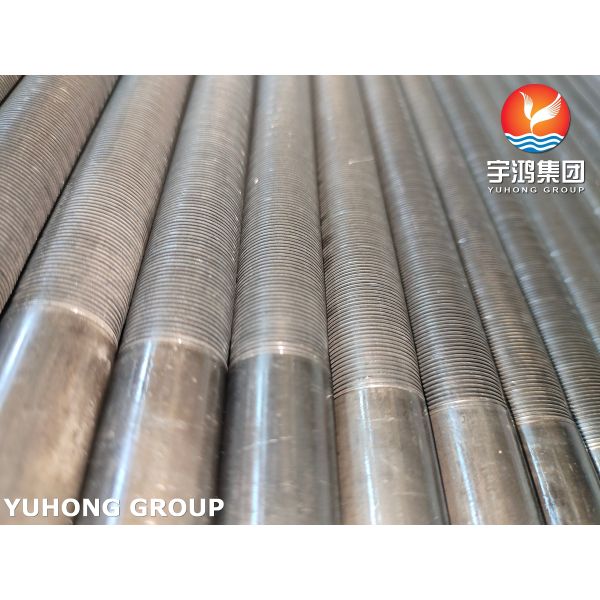ASTM A333 Gr.1 Low Finned Tube product image showing detailed fin structure