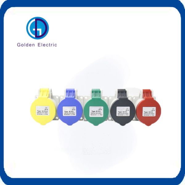 IP44/IP67 Waterproof Multi Plug Socket /Waterproof Wall Sockets for Industrial