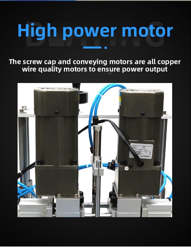 High Efficiency Semi Automatic Desktop Pneumatic Screw Machine Plastic Cap for Cosmetics Water Beverages Glass Spray Bottles