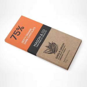 China FSC certificated Kraft Paper Food Packaging for Chocolate Bar wholesale