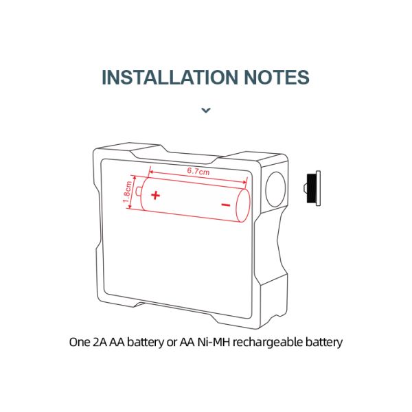 1.5V 2 Axis Magnetic Digital Protractor DMI