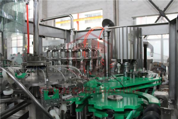 PLC Control Electric Driven Glass Bottle Filling Machine With Highly Speed