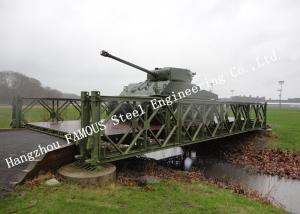 China Pre - Engineered Modular Military Pontoon Bailey Bridge Heavy Load Capacity wholesale