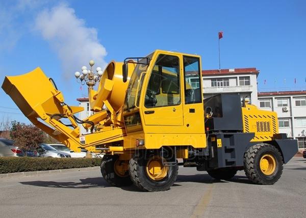 Quality Mini Self Loading Concrete Mixer Truck , 1.5cbm Self Loading Transit Mixer for sale
