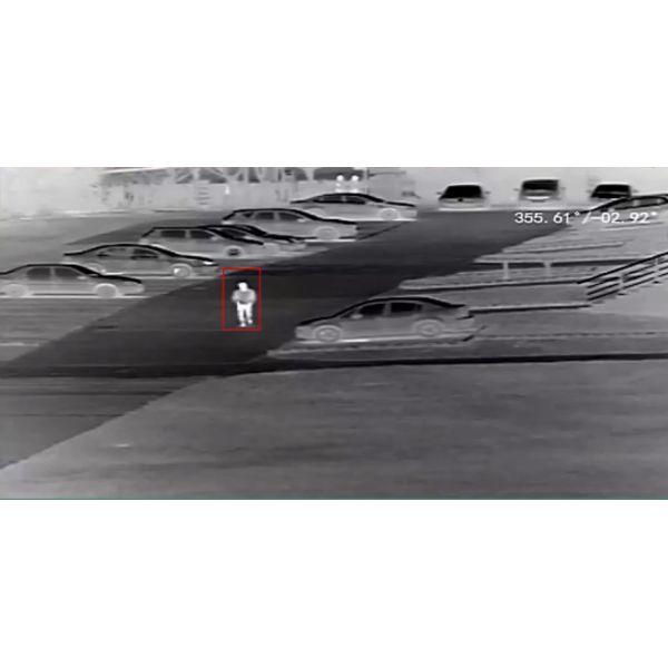 Uncooled UFPA Sensor Dual Thermal Camera Night Vision With IP Surveillance System