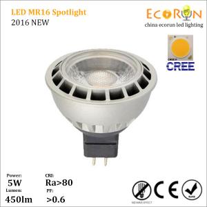 China new design led spot lamp cree cob 12V 5w 7w cob mr16 spot lighting wholesale