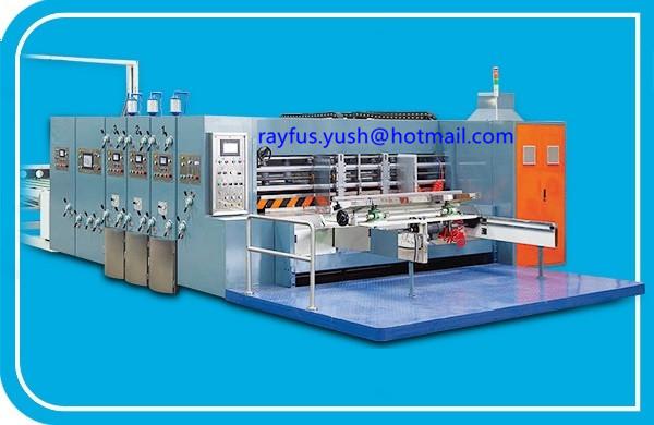 Quality Multi Color Flexo Printer Slotter Die Cutter / Flexo Printing And Die Cutting Machine for sale