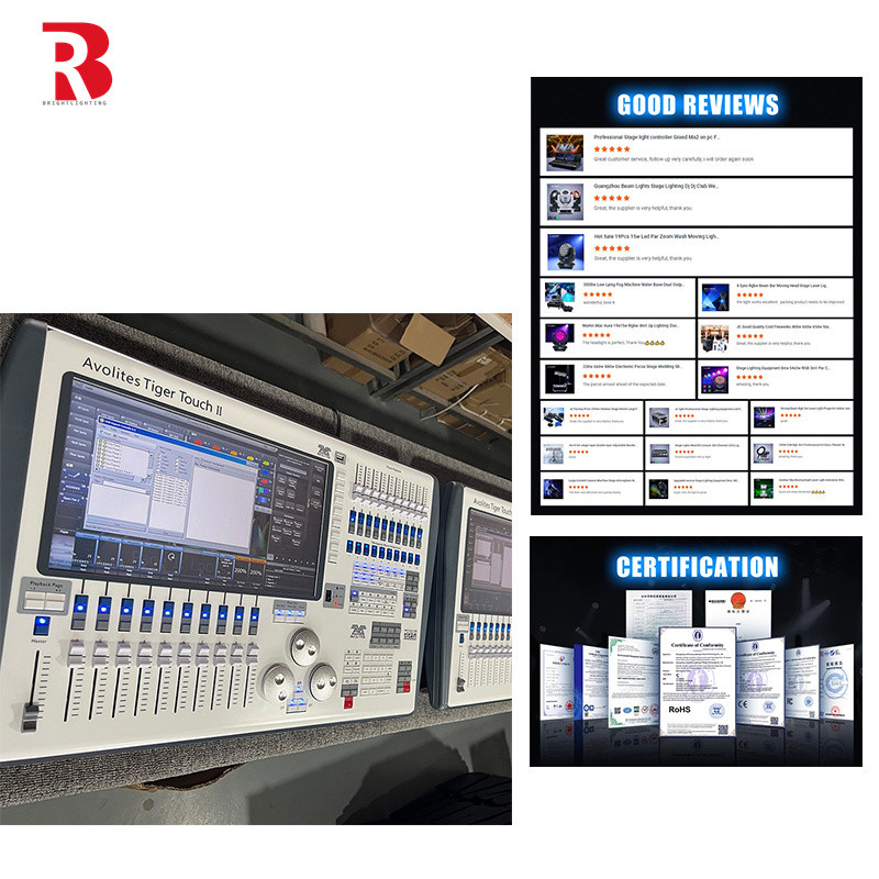 Console Dmx 512 Stage DMX Controller System Tiger Touch II System For Light Control