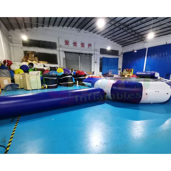 Mega Aqua Park Inflatable Water Trampoline Jumping Floating Games