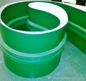 China 3mm Green PVC Conveyor Belt Smooth Glossy Food Grade High Temperature Conveyor Belt wholesale