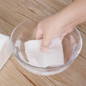 35-70gsm Biodegradable Dry Wipes Microfiber Disposable Cleaning Towels