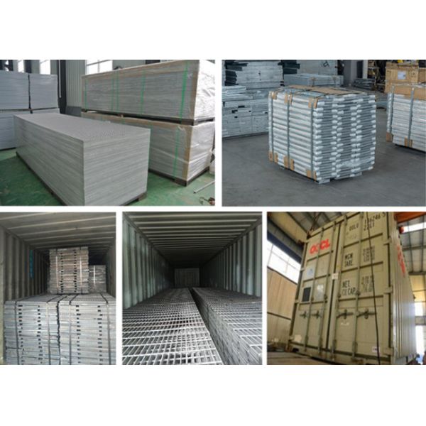 High Strength SS304 Durable Galvanized Serrated Bar Grating Anti Rust