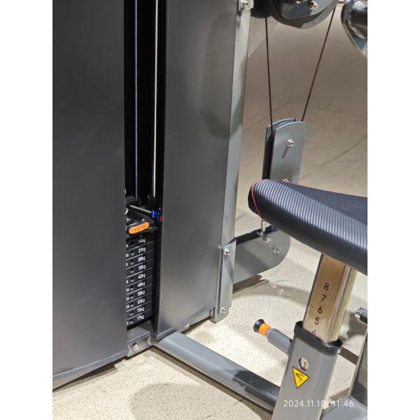 Commercial Gym Equipment Pin Loaded Training Seated Bicep&triceps Dual Function Fitness Equipment