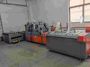 China Full Automatic Corrugated Box Gluing Machine 80m/Min 1600KG wholesale