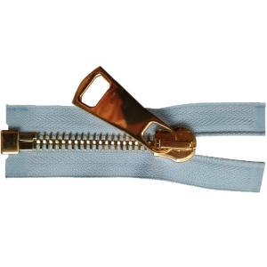 Butterfly Shape Pulls Large Metal Zippers , Golden Metal Large Industrial