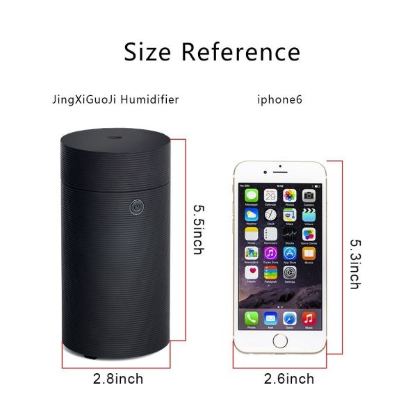 Auto Shut Off 55ml USB rubber Appearance Portable Plastic Essential Oil Aroma Diffuser