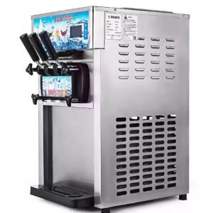 220v Small Commercial Soft Serve Ice Cream Machine Stainless Steel