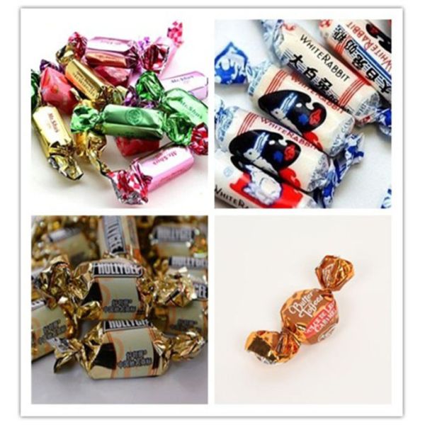 High Efficiency Double Twist Candy Wrapping Machine , Candy Sealing Machine