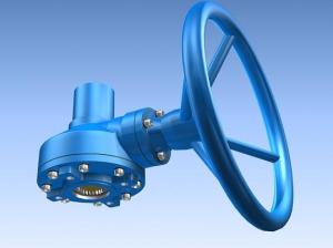 WCB Casing Welded Handwheel Gearbox IP67