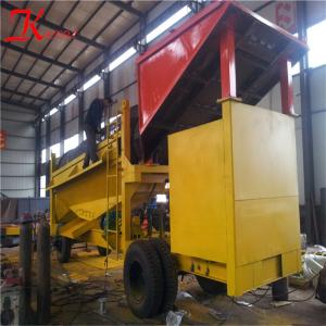 China All Terrians 0.074mm 65% Gold Trommel Plant With Trailer wholesale